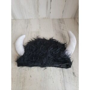 Halloween viking plush hat‎ adult unisex costume scary prop